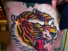 Full color Tiger Head Tattoo